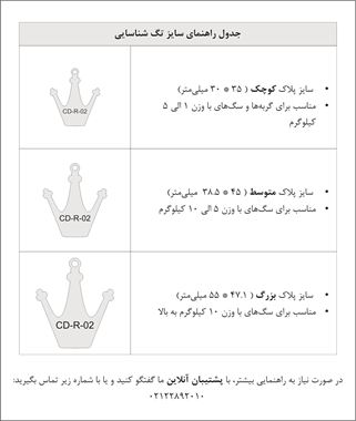 تصویر آویز قلاده استیل طرح تاج 02