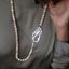 تصویر گردنبند استیل سنگی شعر