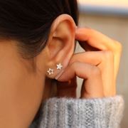 تصویر گوشواره نقره ستاره