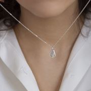 تصویر آویز نقره صدف