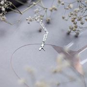 گردنبند نقره جوانه
