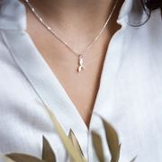 گردنبند نقره جوانه