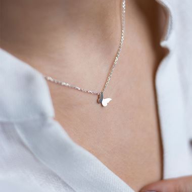 گردنبند نقره پروانه